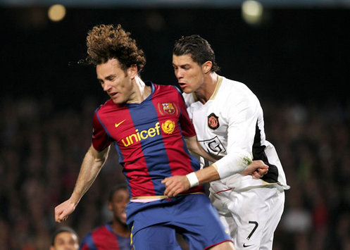 Milito - Cristiano Ronaldo - Barcelona-Manchester United (Marca)