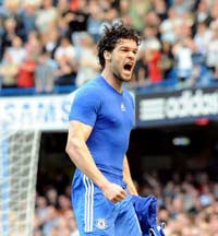 EPL: Michael Ballack, Chelsea - Manchester United (PA)