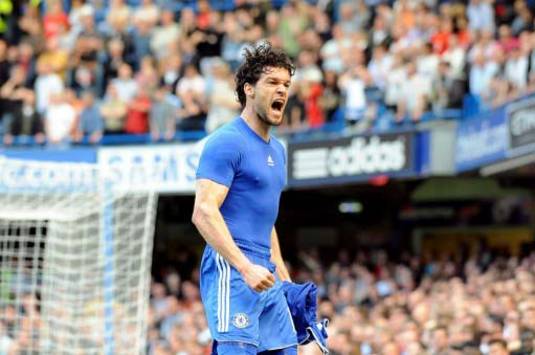 EPL: Michael Ballack, Chelsea - Manchester United (PA)