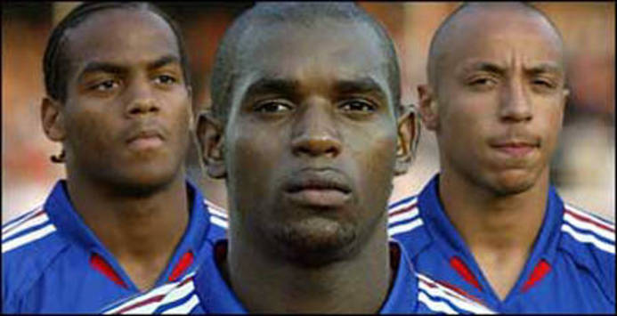 Briand, Zubar & Faubert of France U21 (AFP)