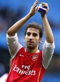 İngiltere: Mathieu Flamini (Arsenal) (PA)