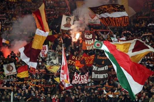 Roma fans (Foto Grazia Neri)
