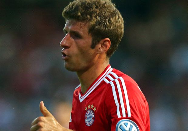 Muller delighted with hat-trick in Bayern rout