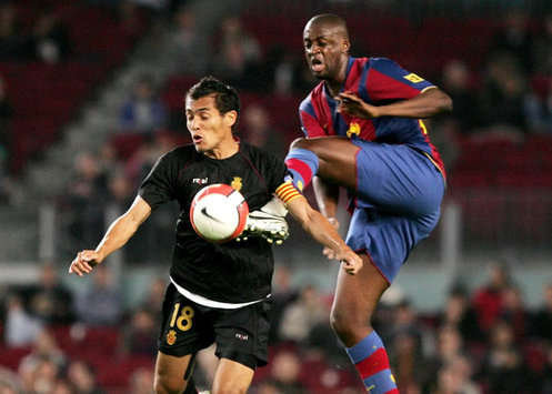 Arango - Yaya Toure - Barcelona-Mallorca (Marca)