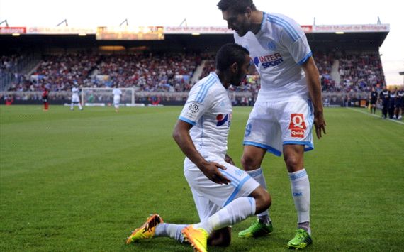 Dimitri Payet and Andre-Pierre Gignac (Marseille)