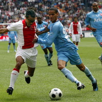 Ajax - FC Twente, Edgar Davids vs Karim Elh Amhadi (foto ANP)