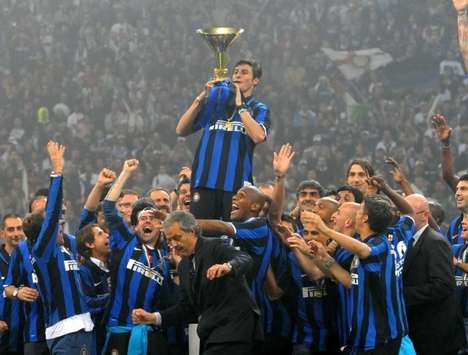 Inter celebrates Italian title (Foto Grazia Neri)