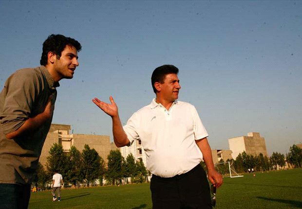 مجری پرسپولیسی در تمرین استقلال + عکس