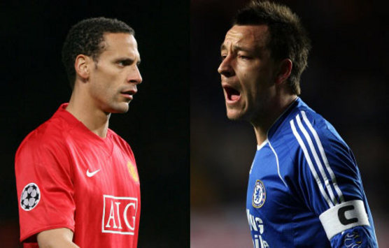 John Terry - Rio Ferdinand , Chelsea - Manchester United