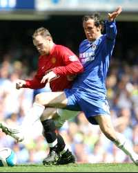 Ricardo Carvalho - Wayne Rooney, Chelsea - Manchester United (PA)