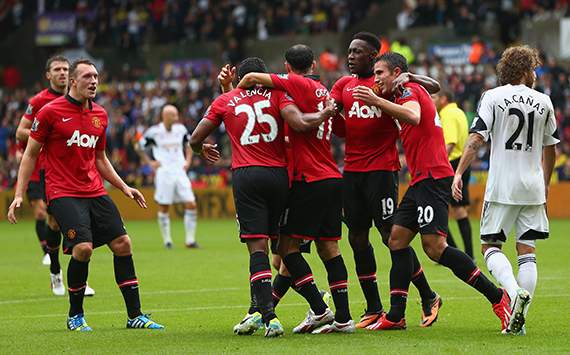 EPL - Swansea City v Manchester United, Danny Welbeck