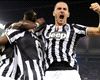 Juventus celebrating vs Lazio