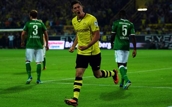 Borussia Dortmund v Werder Bremen - Bundesliga, Robert Lewandowski