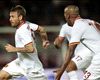 Daniele De Rossi (AS Roma) celebrates his goal against Livorno