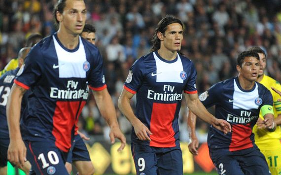 Cavani, Ibrahimovic, Thiago Silva - Paris Saint-Germain