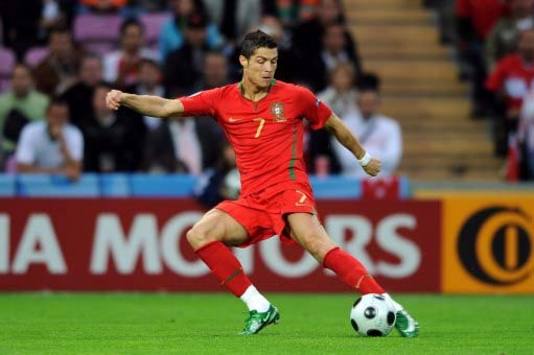 Euro 08: Cristiano Ronaldo, Portugal - Turkey (PA)
