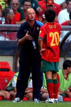 Luiz Felipe Scolari and  Deco - Portugal (PA)