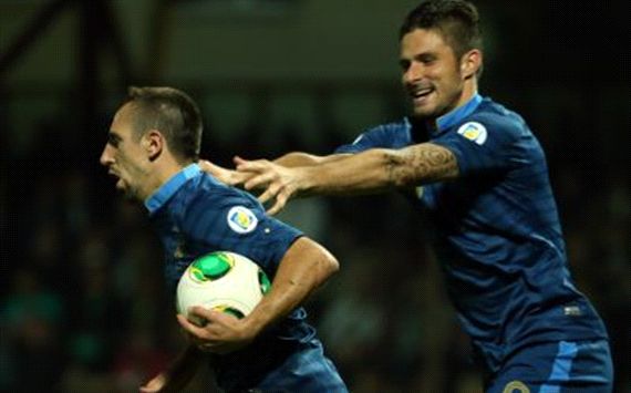 WCQ 2014 : Franck Ribery & Olivier Giroud (Belarus vs France)