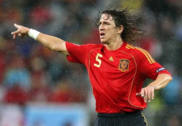 Puyol llega a los 100 partidos como internacional con España