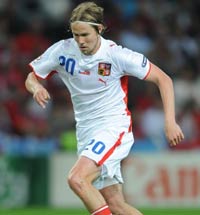 Euro 08: Jaroslav Plasil,, Turkey - Czech (PA)