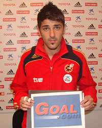 David Villa - Spain (Goal.com)
