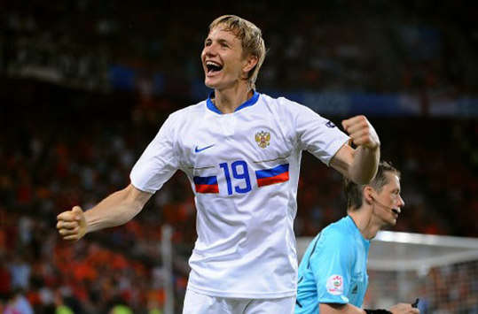 Euro 2008: Netherlands - Russia, Pavluchenko (PA)