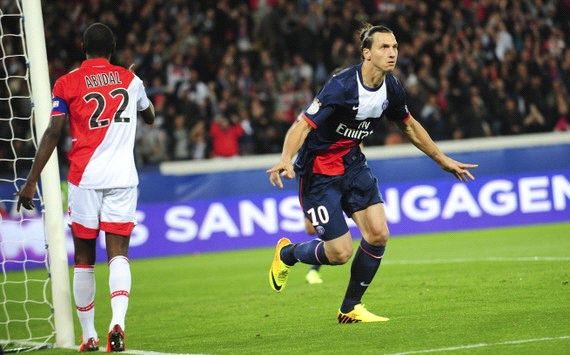 ZLATAN IBRAHIMOVIC PARIS SG MONACO LIGUE 1 09222013