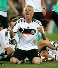 Euro 2008: Germany vs Turkey, Schweinsteiger (PA)