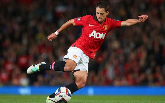 Javier Hernandez,Manchester United v Liverpool - Capital One Cup Third 