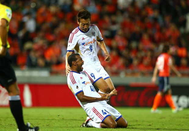 Lucas mencatat hat-trick pertamanya selama sepuluh tahun berkarir J-League