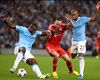 Franck Ribery Micah Richards Fernandinho Manchester City Bayern Munich UEFA Champions League 10022013 