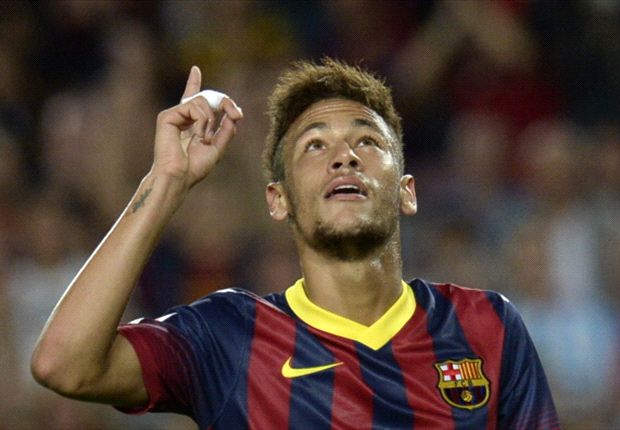Neymar pays homage to Messi