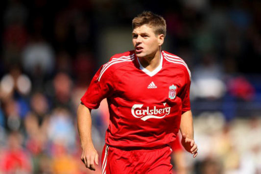Friendly: Steven Gerrard, Tranmere Rovers - Liverpool (PA)
