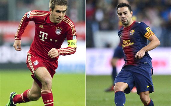 Lahm can be a top midfielder, says Xavi