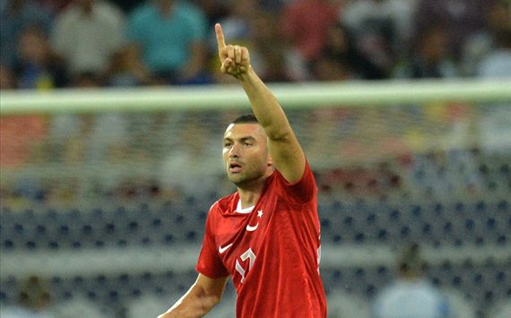 Burak Yilmaz Romania vs Turkey 2014 World Cup Qualifier 10112013