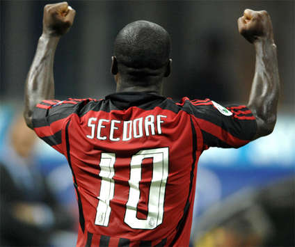 Clarence Seedorf, Milan (Foto Grazia Neri)