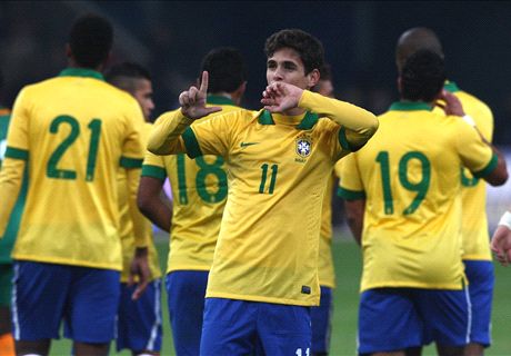 Oscar strike lifts lacklustre Selecao
