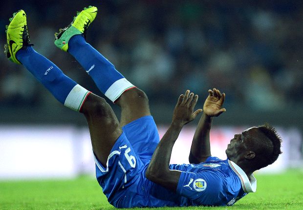 Mario Balotelli: la sua rete contro l'Armenia è servita a poco