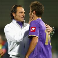 Prandelli & Mutu, Fiorentina (Foto Grazia Neri)