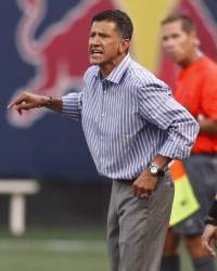 MLS: Juan Carlos Osorio, coach, New York Red Bulls, Jul 2008 (ISI)