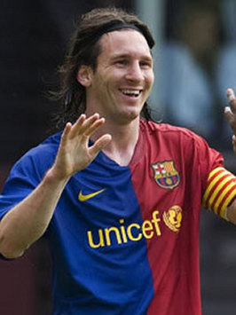 Hazırlık maçı: Lionel Messi (Barcelona) (PA)
