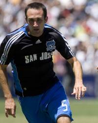 MLS: Ryan Cochrane, San Jose Earthquakes, Aug 2008 (ISI)
