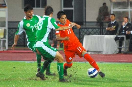 Sunil Chhetri India vs Turkmenistan