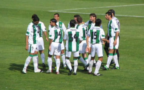 El equipo del Córdoba, de la Liga Adelante