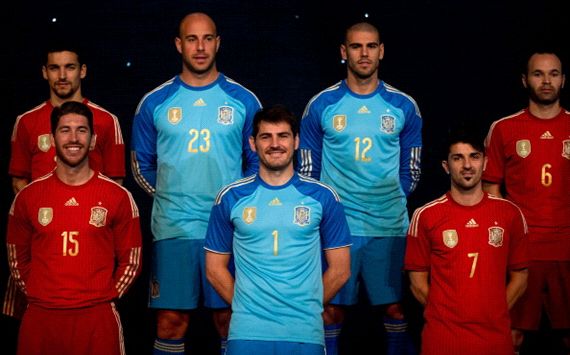 پیراهن جدید تیم ملی اسپانیا در جام جهانی 2014 برزیل