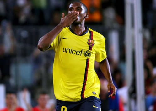 Samuel Eto'o - Barcelona-Wisla (Marca)