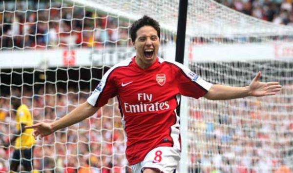 EPL: Samir Nasri , Arsenal - West Bromwich Albion (PA)