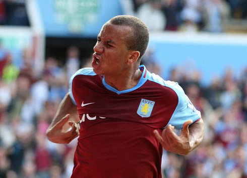 EPL: Gabriel Agbonlahor , Aston Villa - Manchester City (PA)