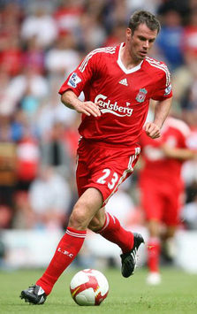EPL:Jamier Carragher, Liverpool - Middlesbrough (PA)