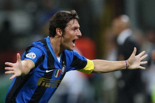 Italian SuperCup Inter-Roma: Zanetti celebrates (Foto Grazia Neri)